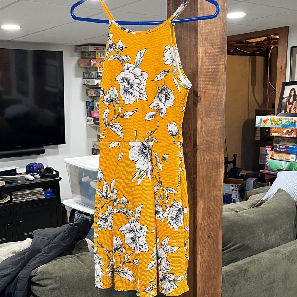 Floral Yellow Sundress